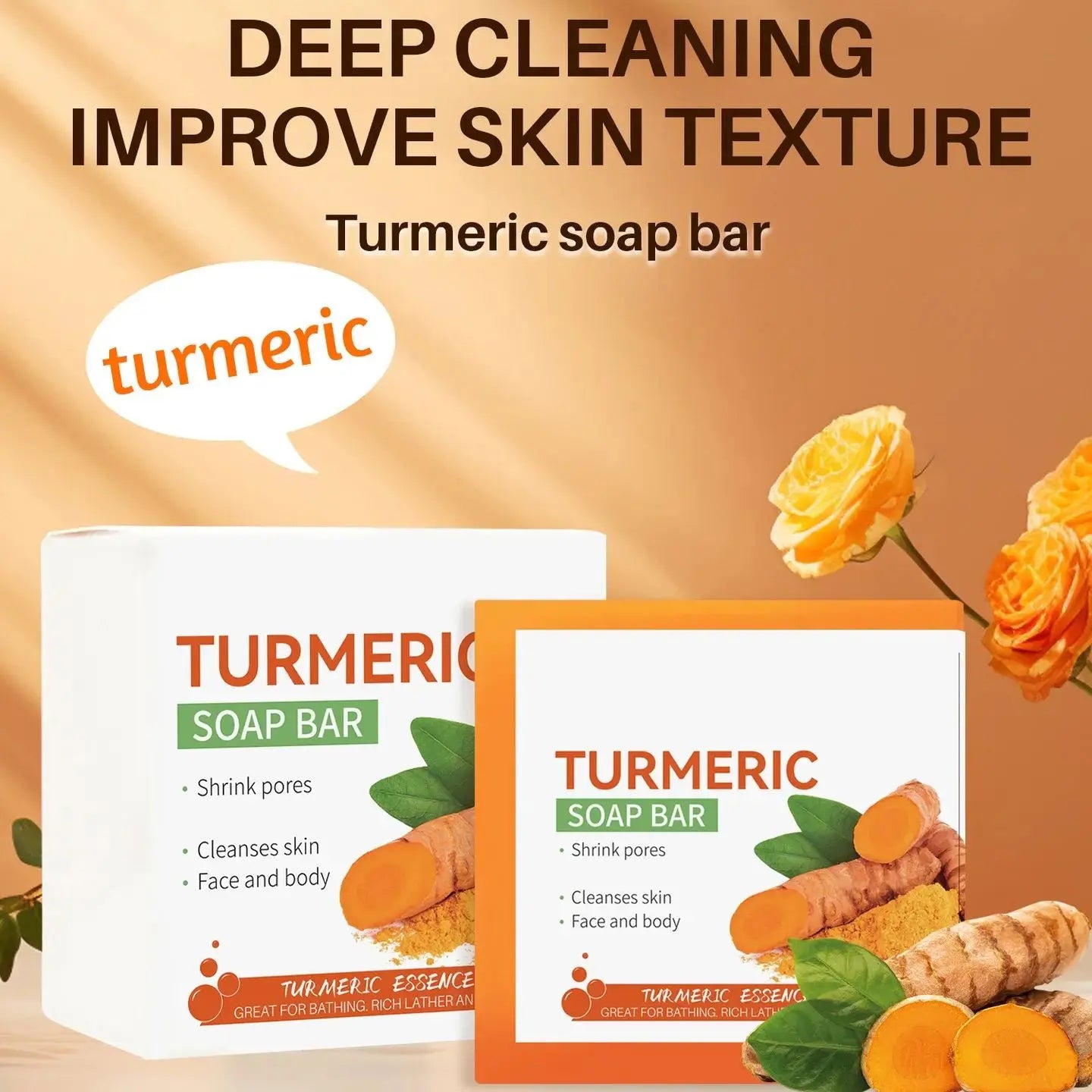 Turmeric Body Soap - Glow roots 